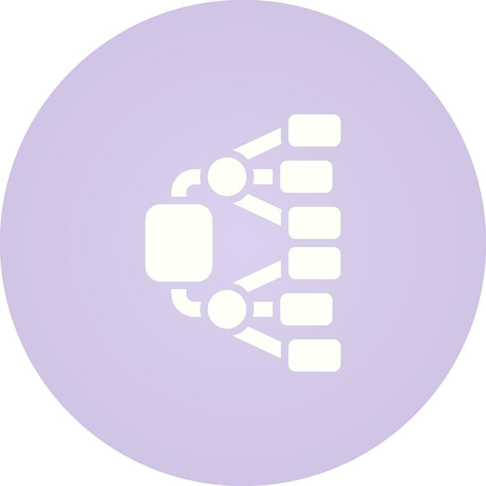 Network Diagram Vector Icon