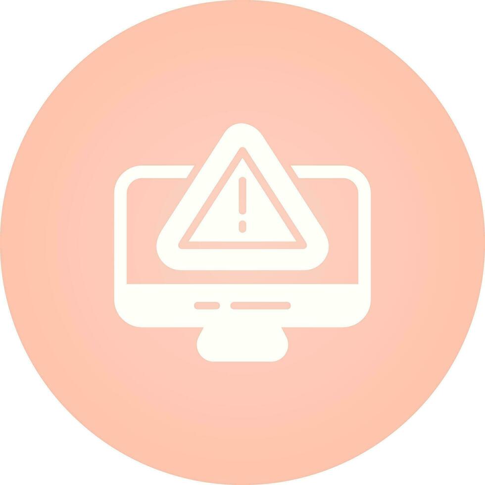 Cyber Risk Vector Icon