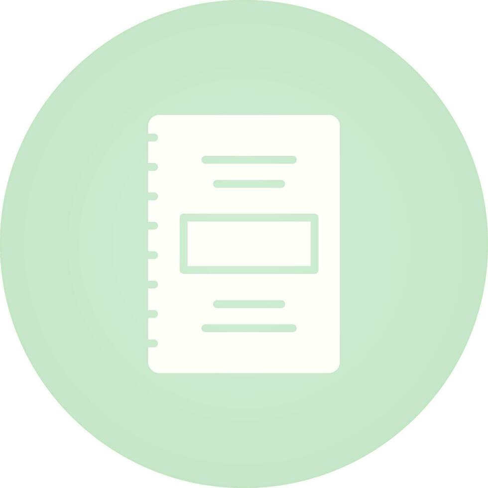 Notebook Vector Icon