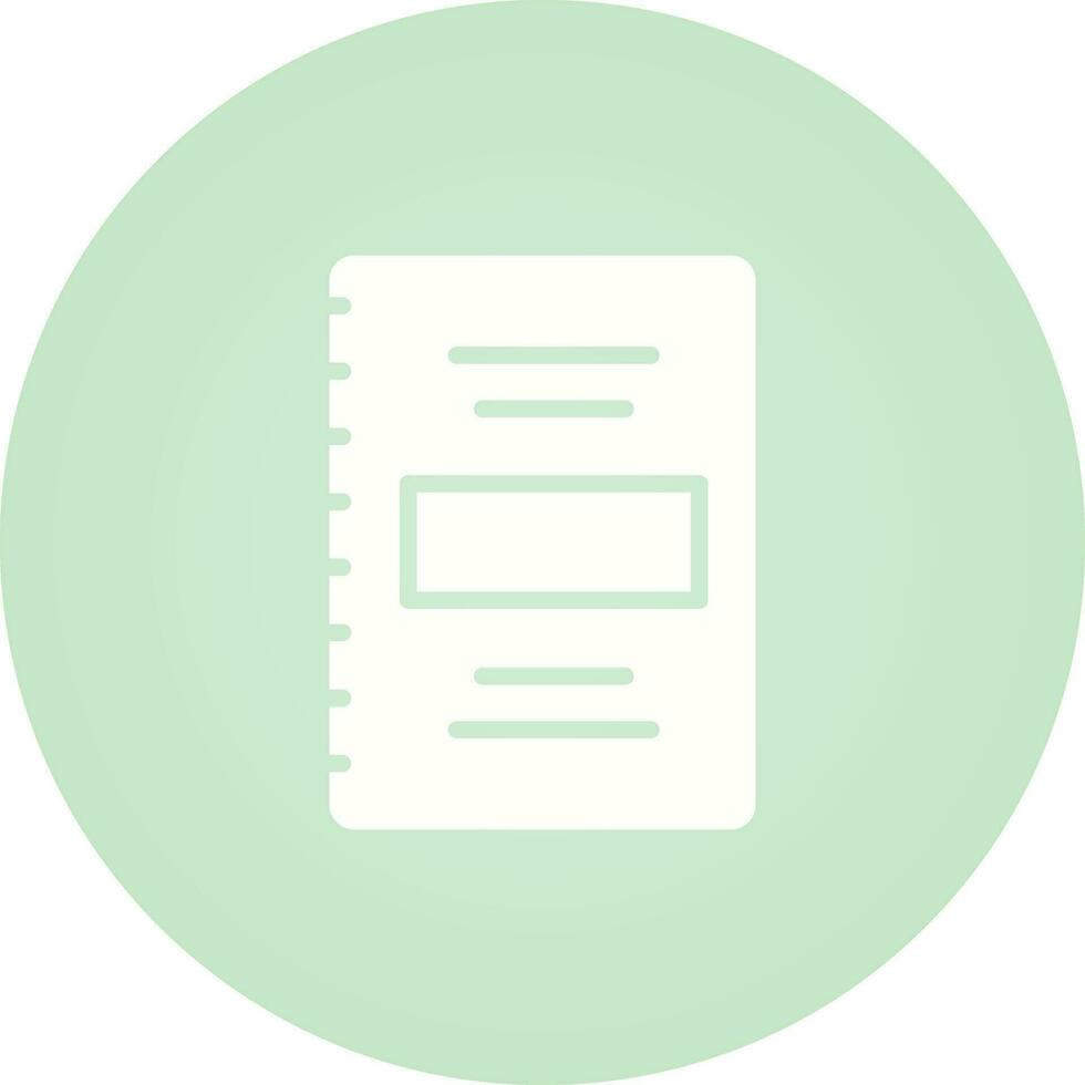 Notebook Vector Icon