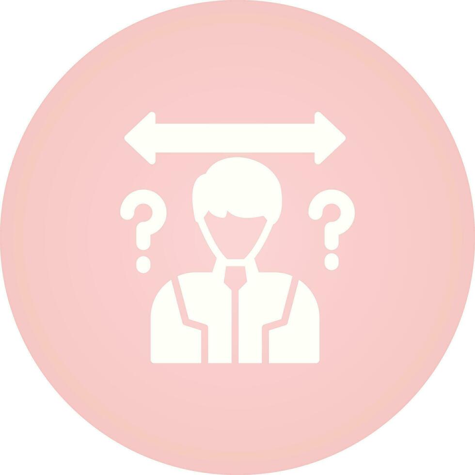 Uncertainty Vector Icon