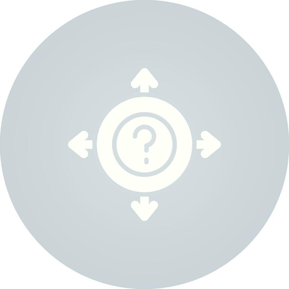 Uncertainty Vector Icon