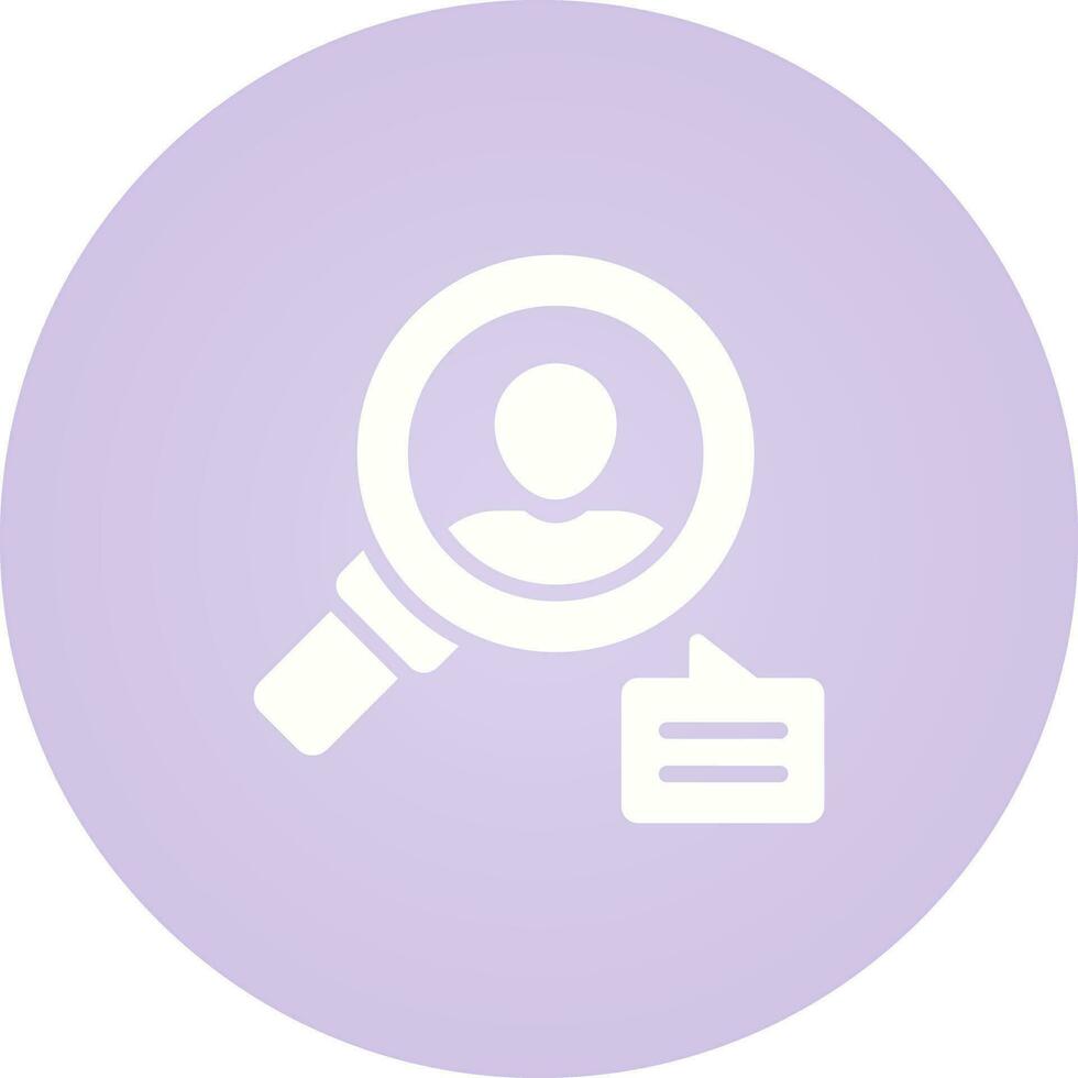 Talent Search Vector Icon