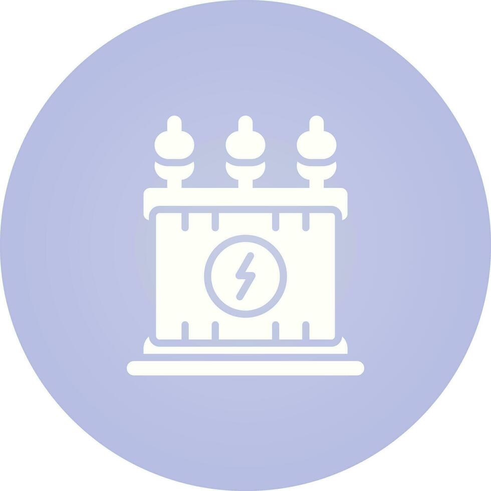 Power Transformer Vector Icon