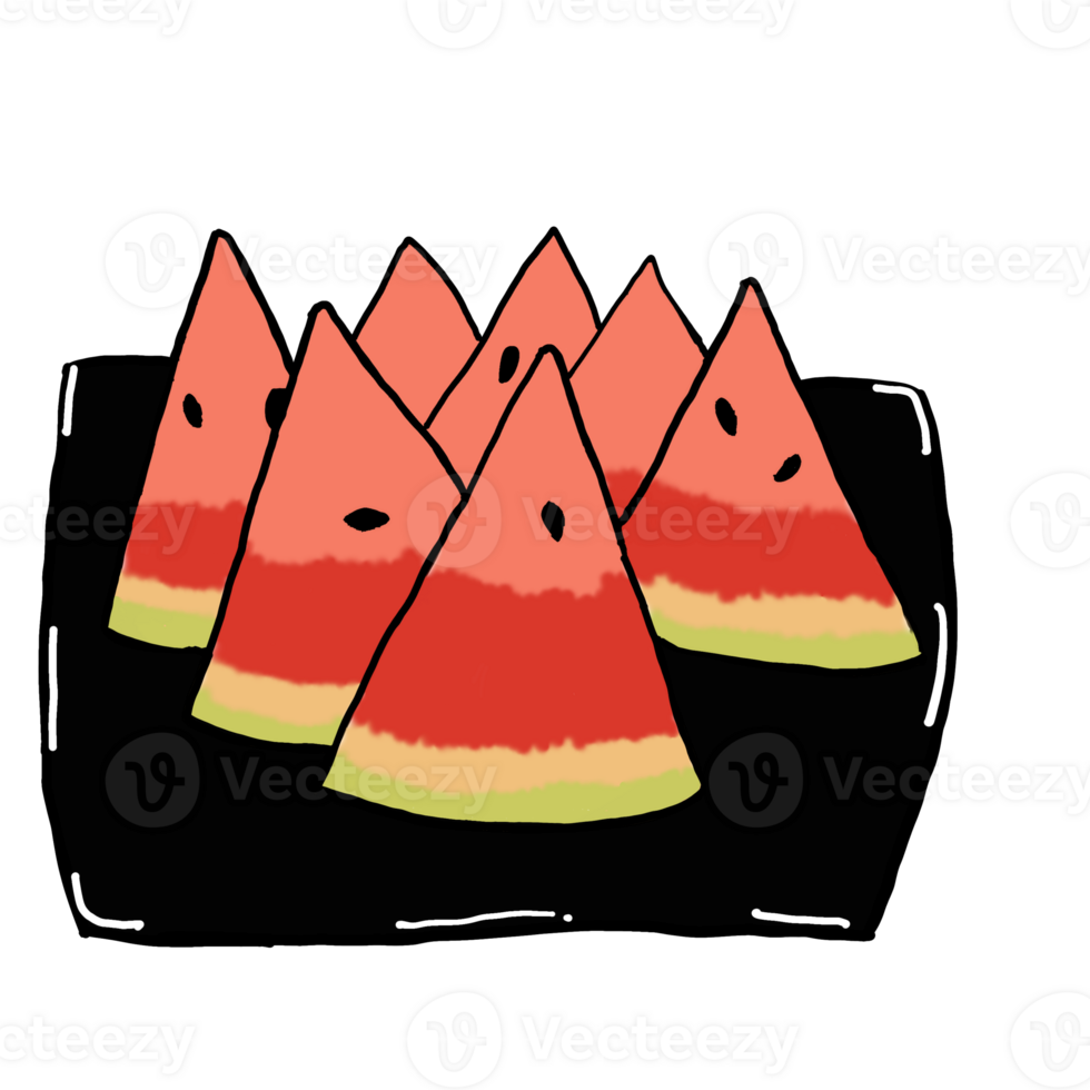 Red Water melon png