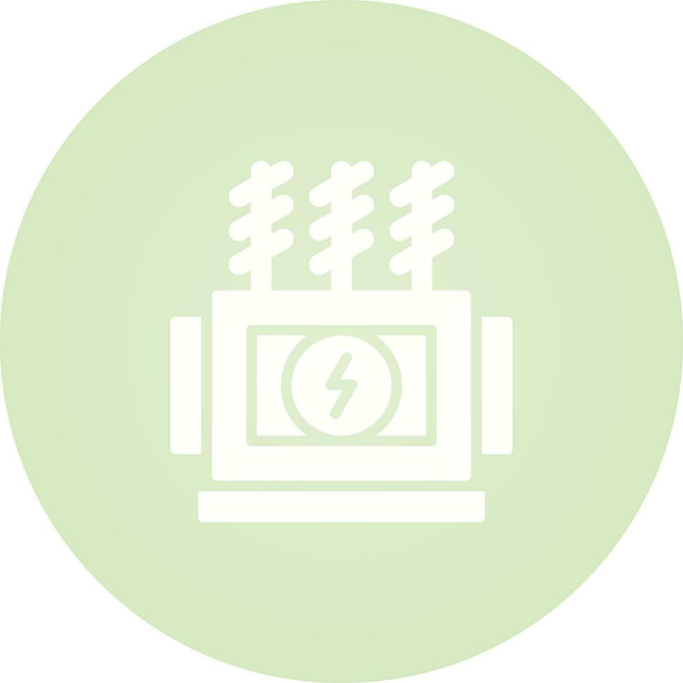 Power Transformer Vector Icon