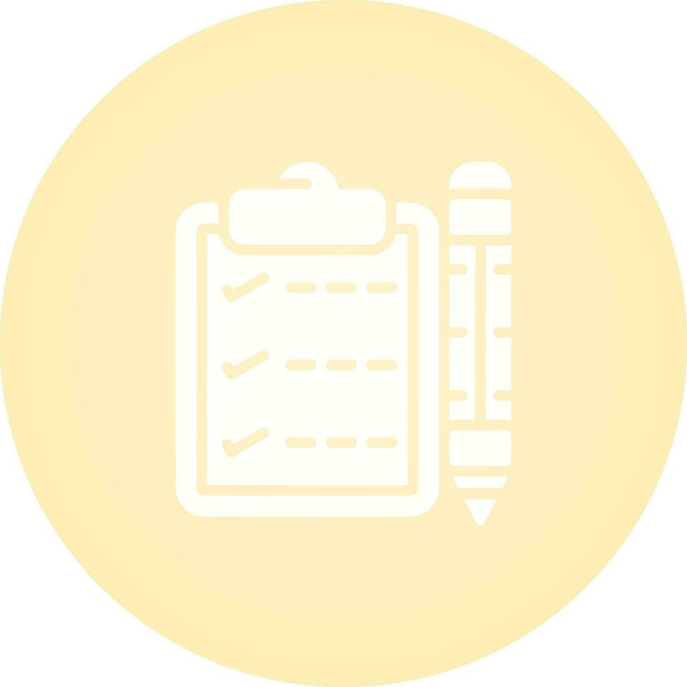 Writing pad Vector Icon