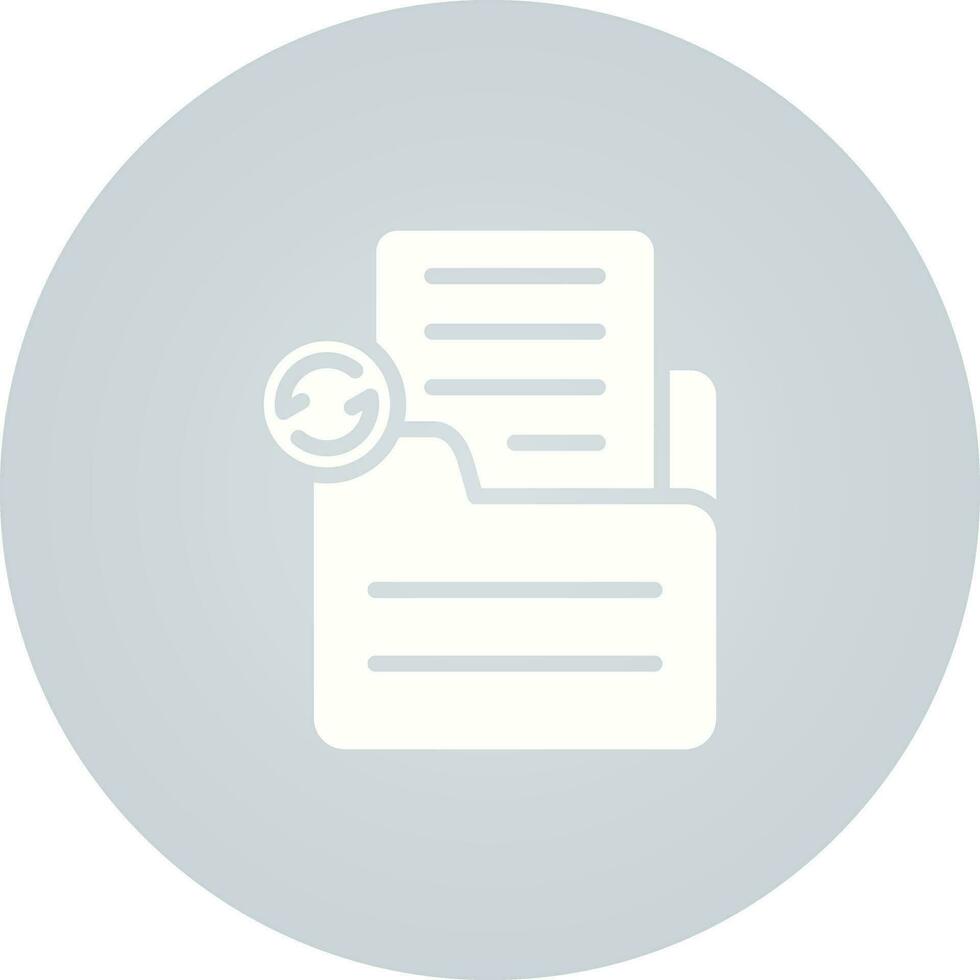 Document Sync Vector Icon
