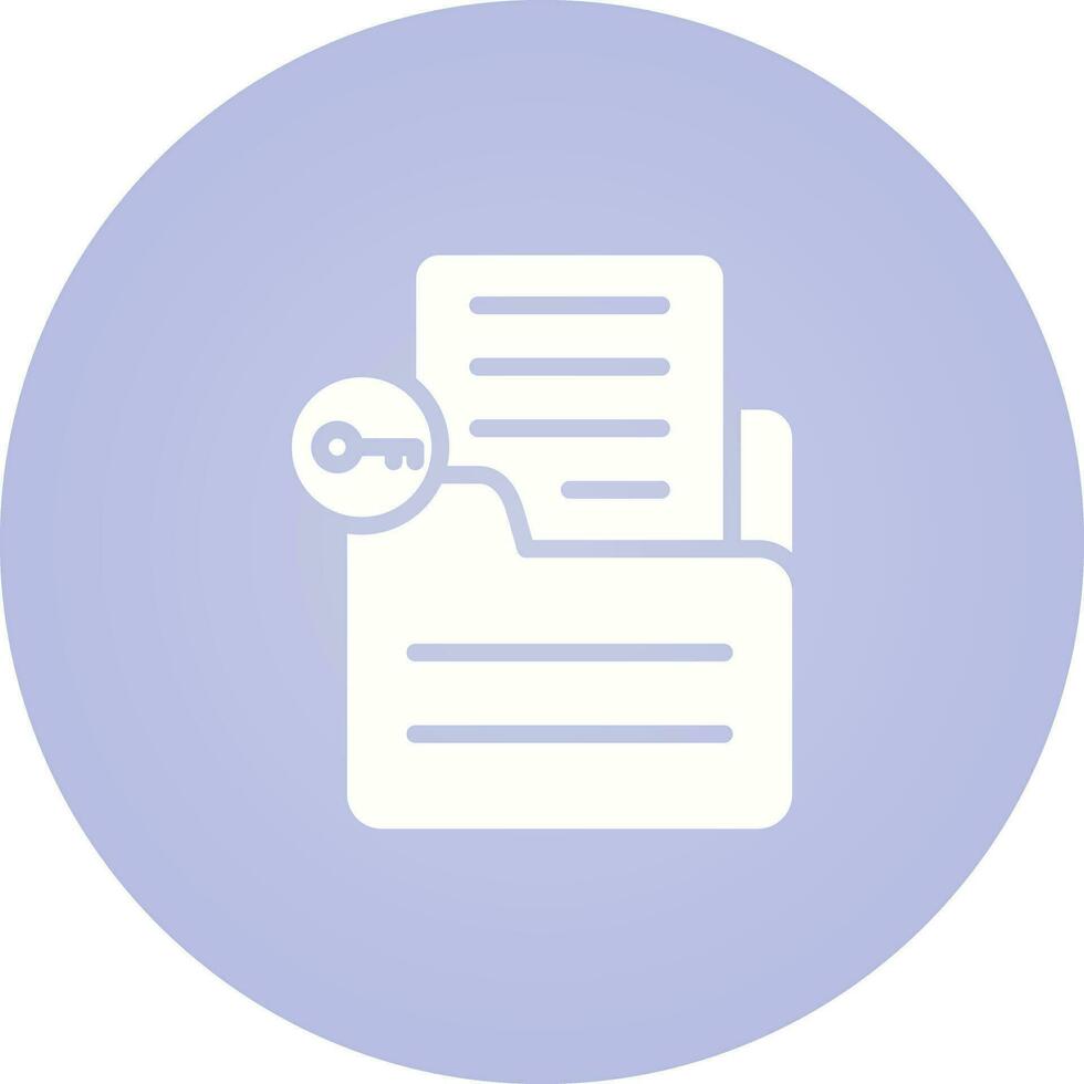 Document Unlock Vector Icon