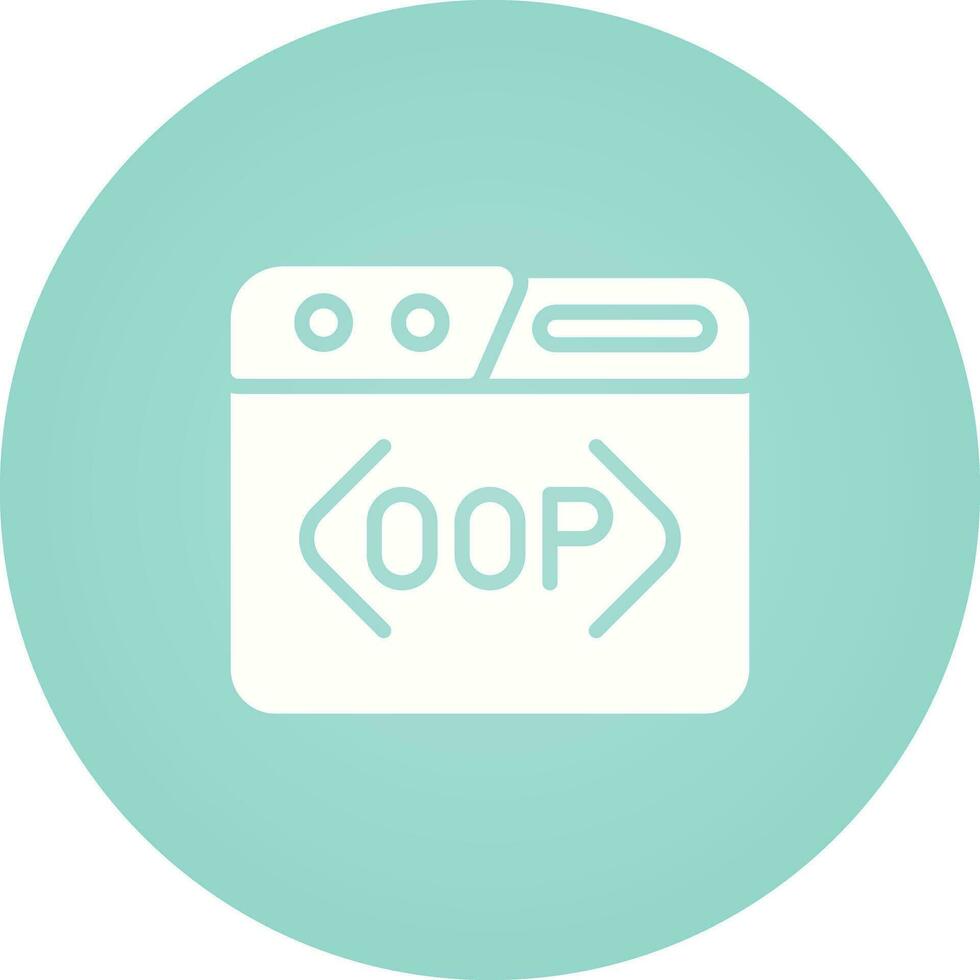 oop vector icono