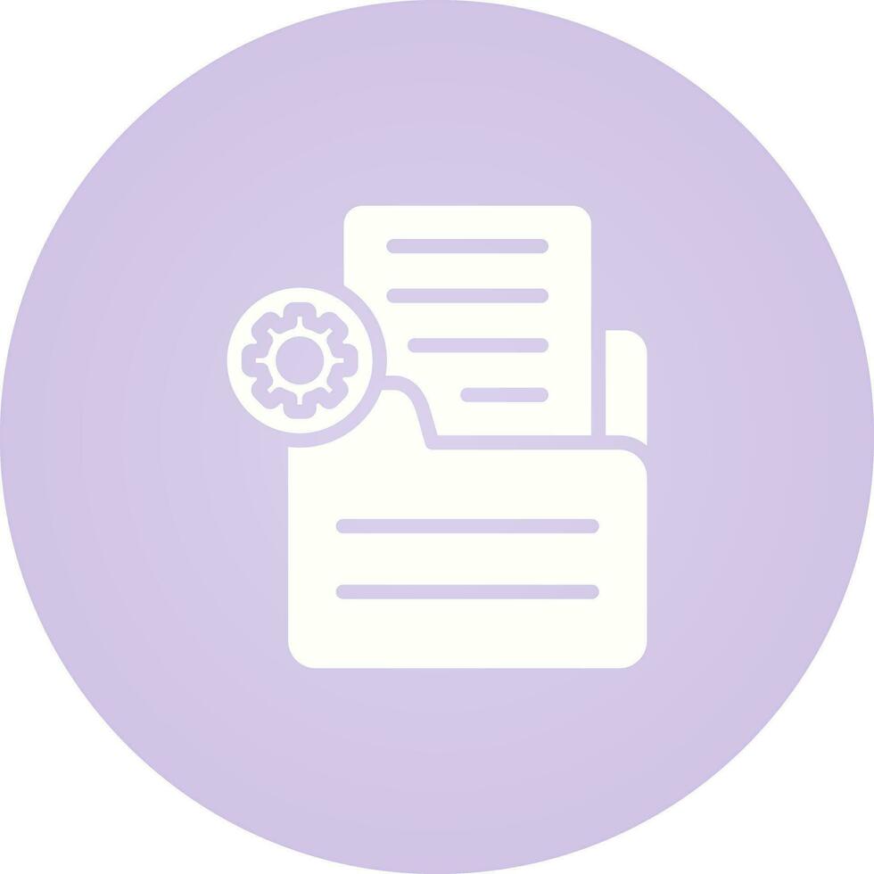 Document Settings Vector Icon