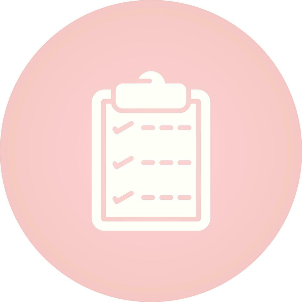 Task list with checkmarks Vector Icon