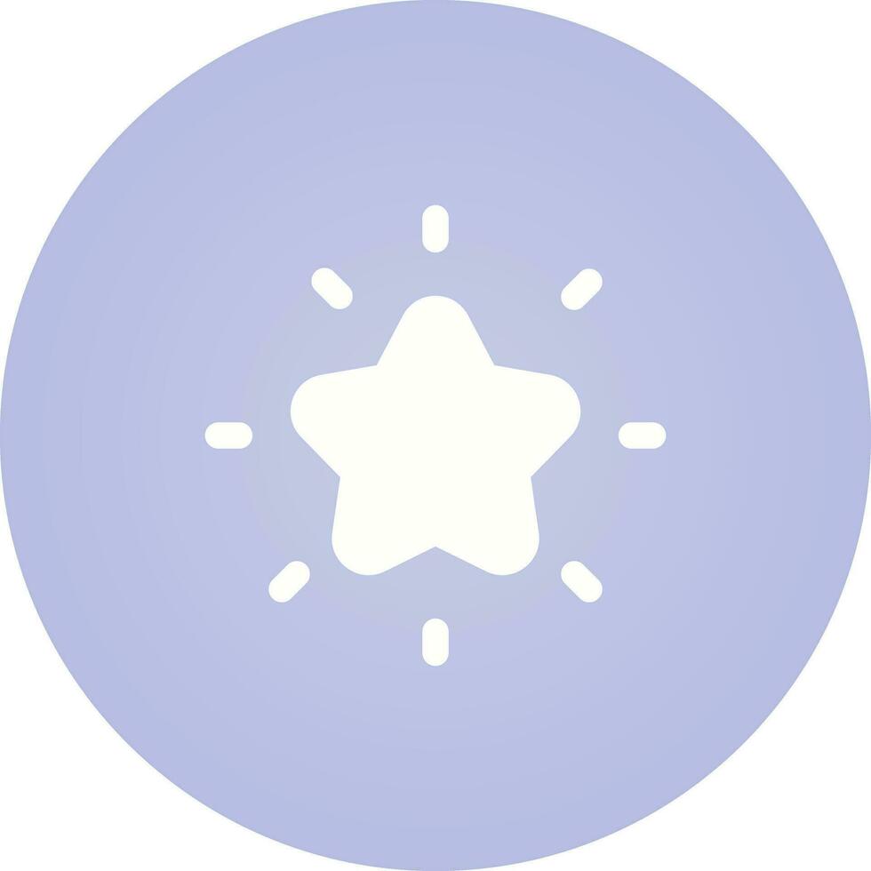 Shining Star Vector Icon