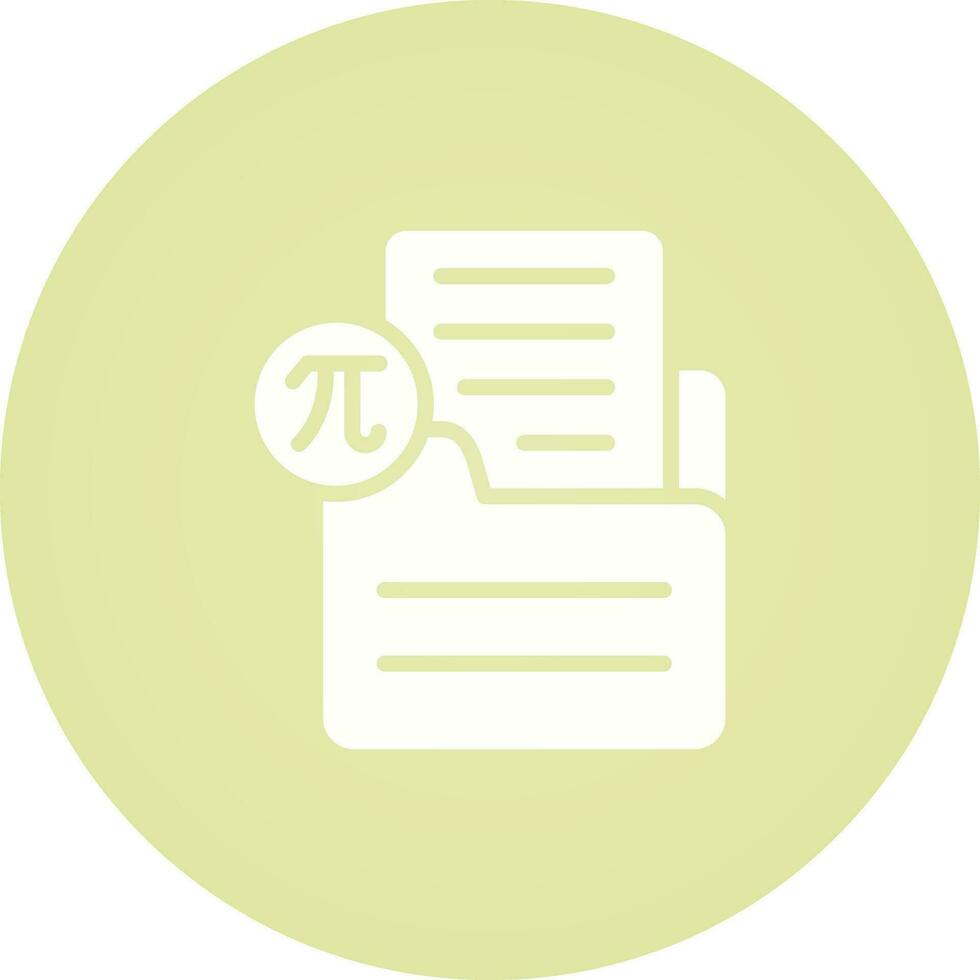 documento insertar fórmula vector icono