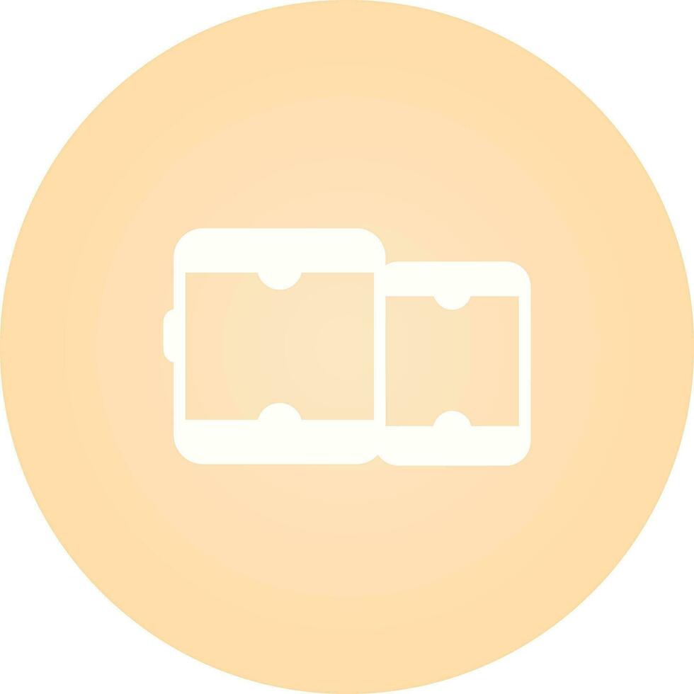 Tablet with smartphone Vector Icon