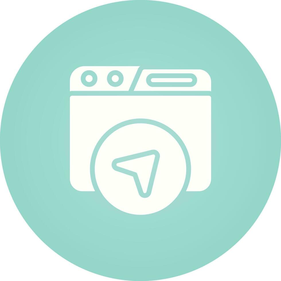 Website Navigation Vector Icon