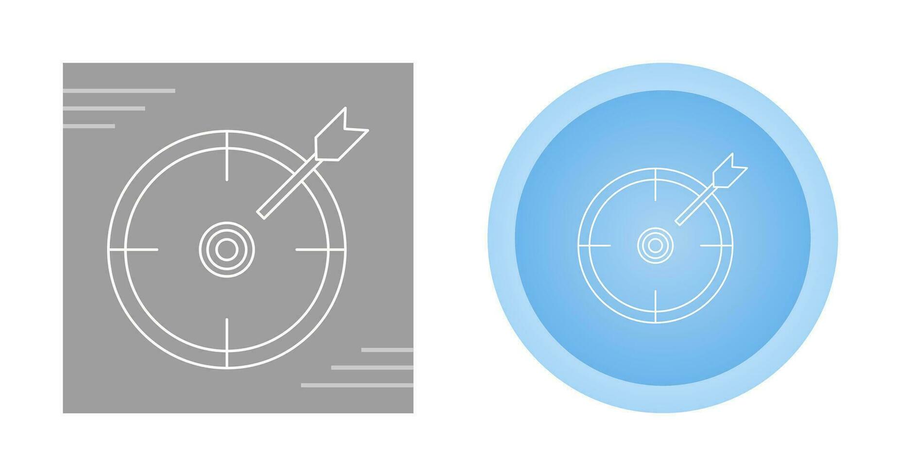 Target Location Vector Icon