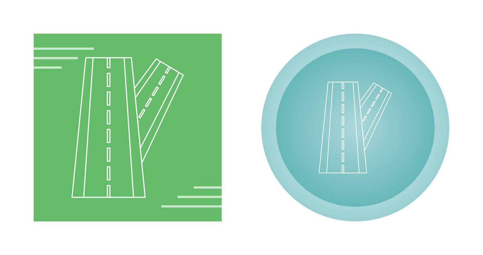 Linked Road Vector Icon