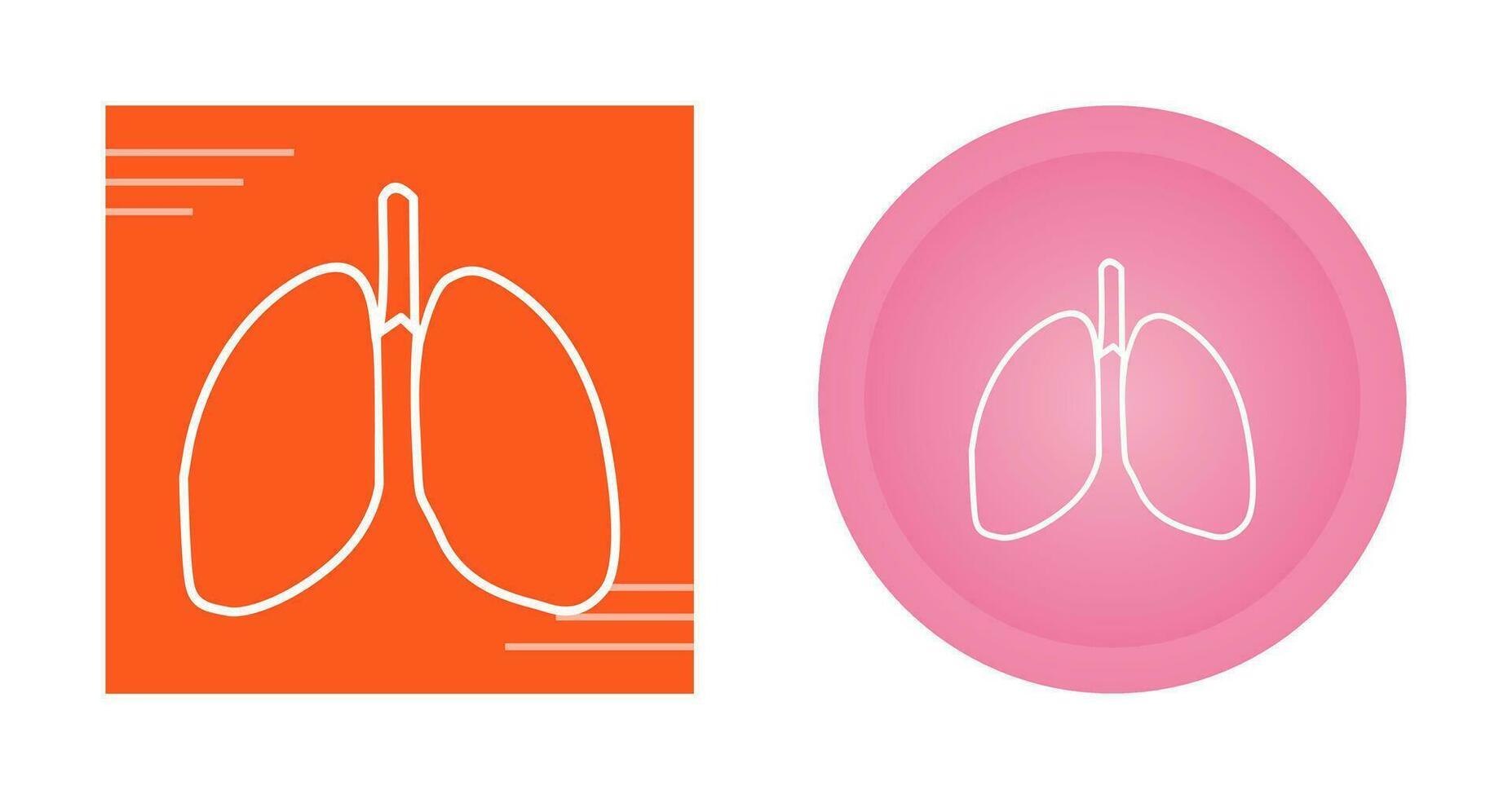 Lungs Vector Icon