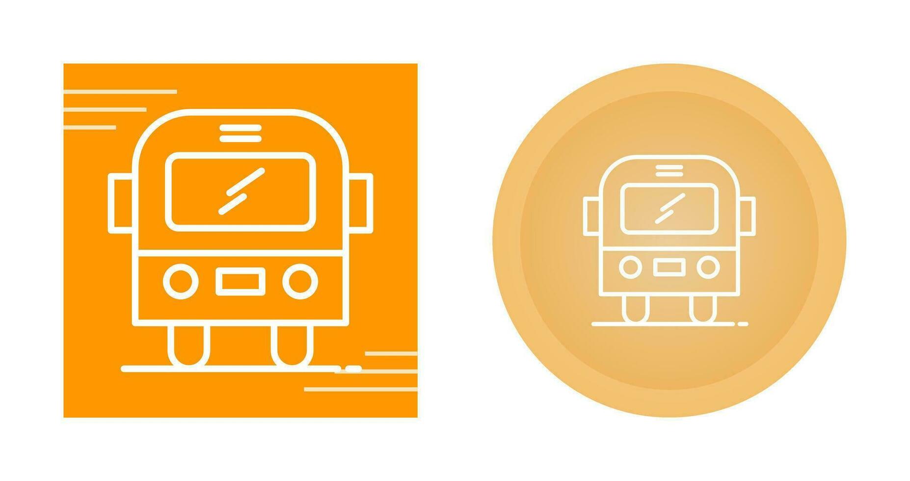 icono de vector de autobús escolar