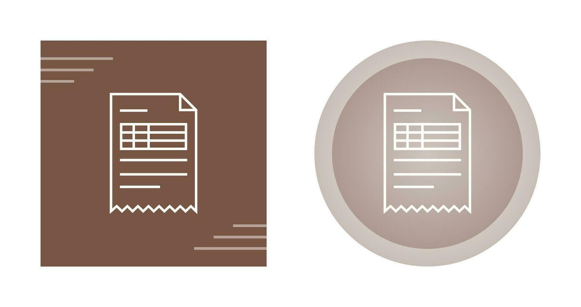 Invoice Vector Icon