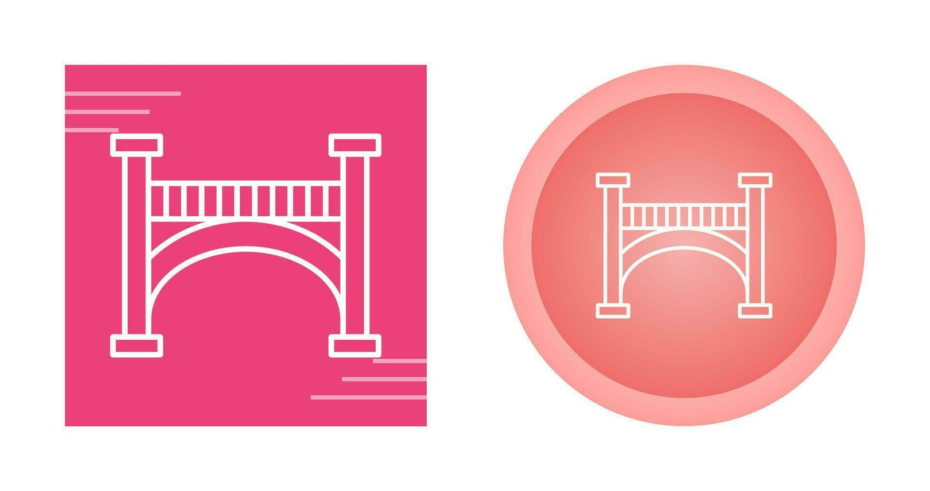 icono de vector de puente