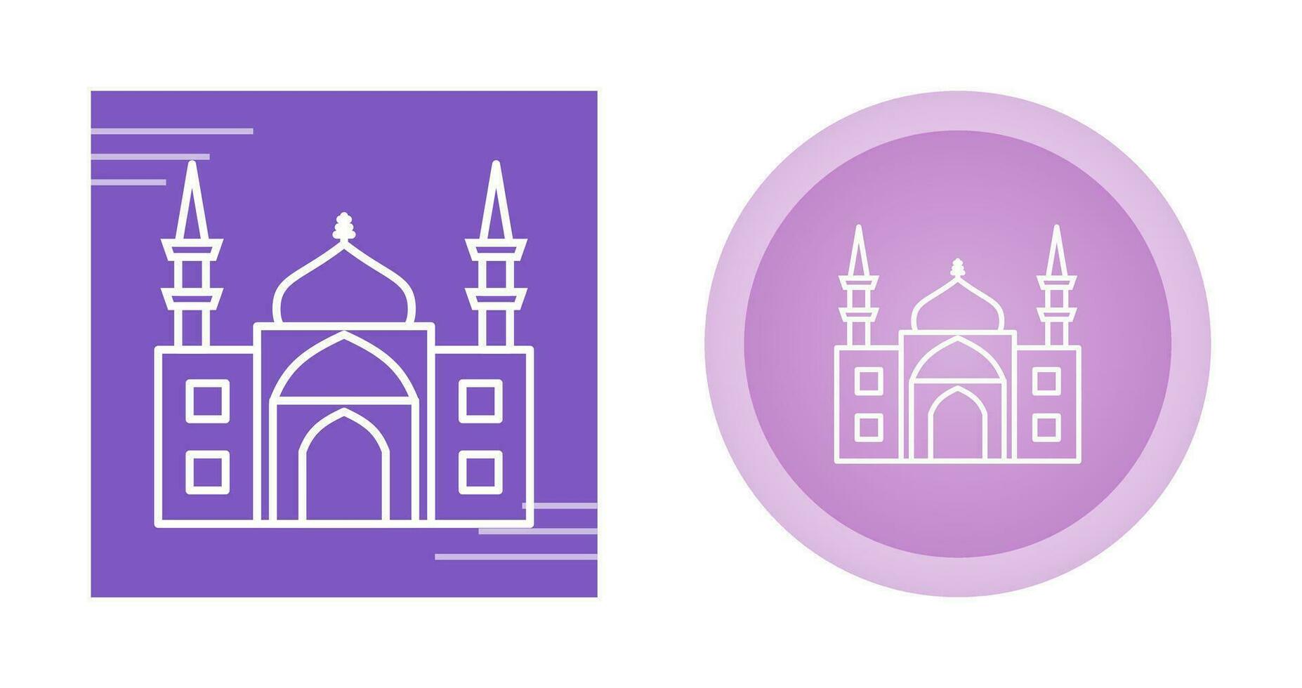 icono de vector de mezquita