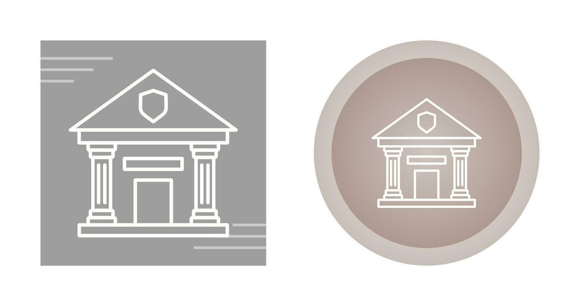 Police Station Vector Icon