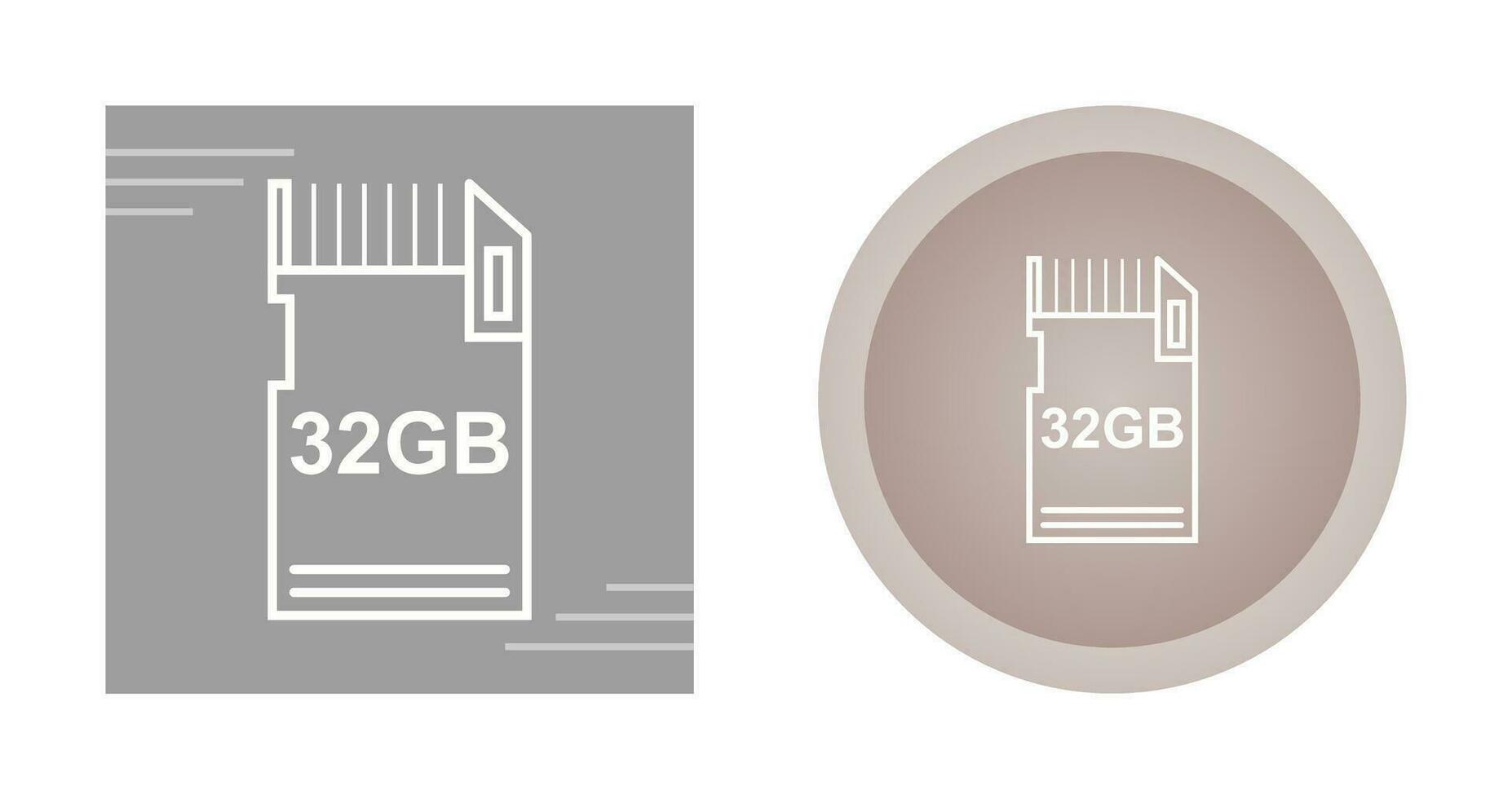 Data Storage Vector Icon