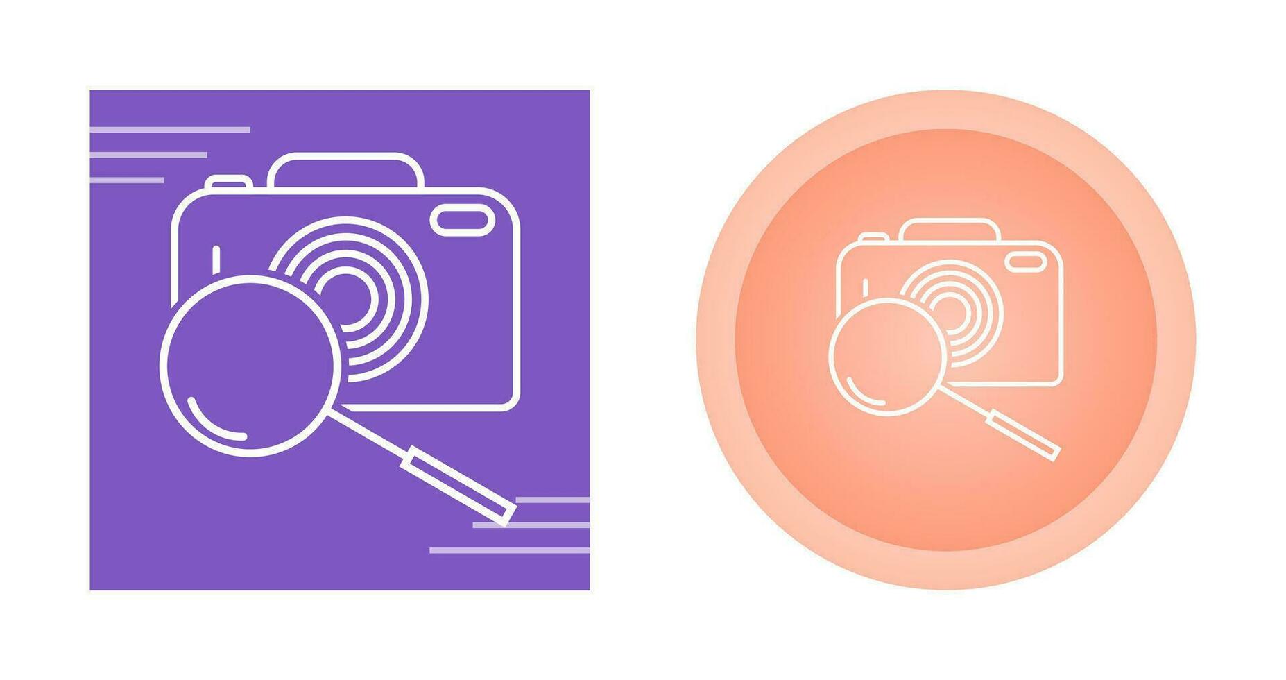 Image Search Vector Icon