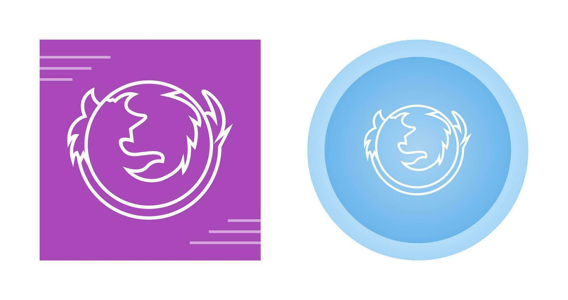 Firefox logo vector icono