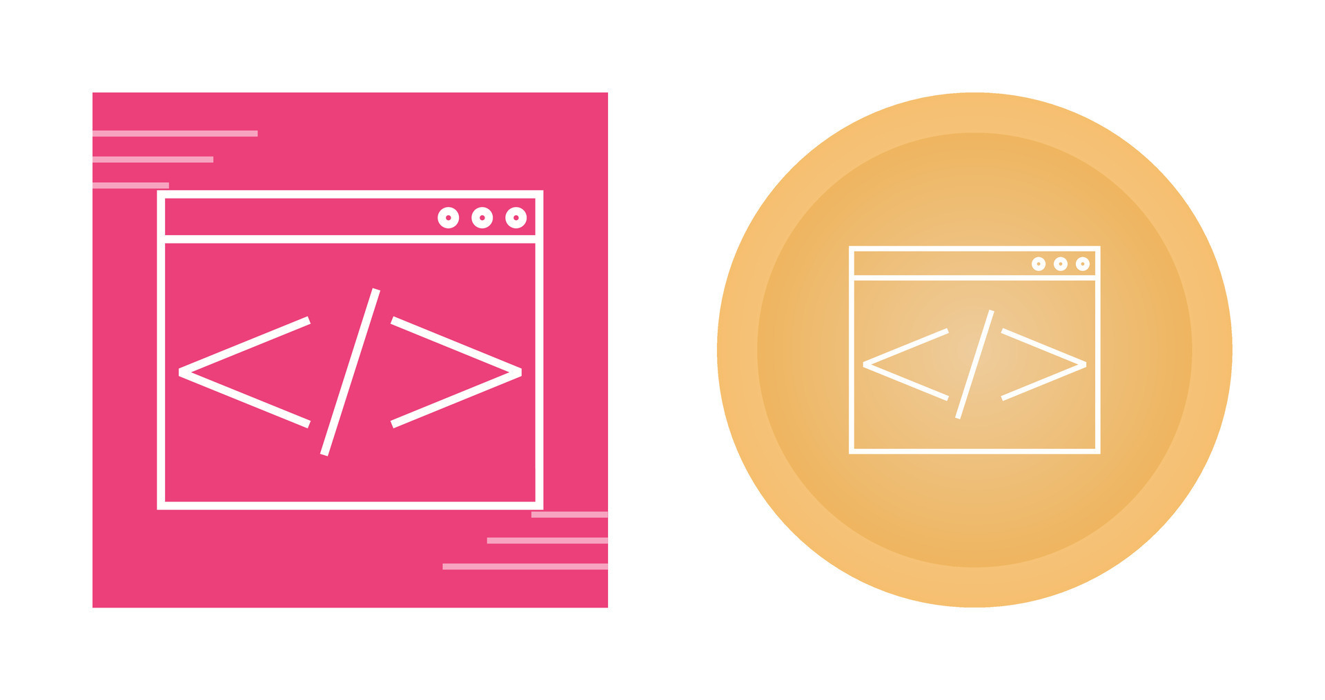 Html coding vector icon 27342610 vector art at vecteezy