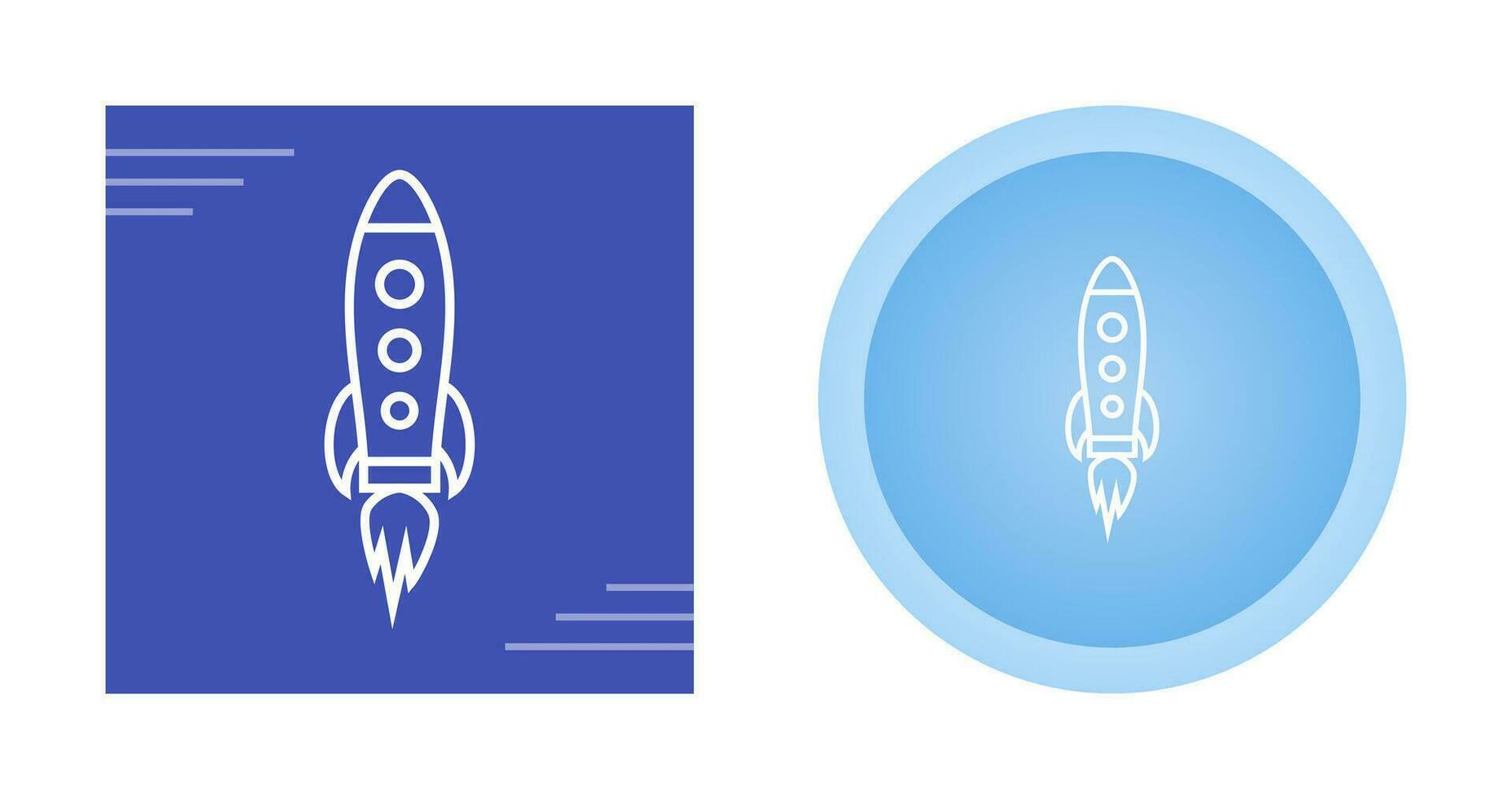 icono de vector de cohete de marketing