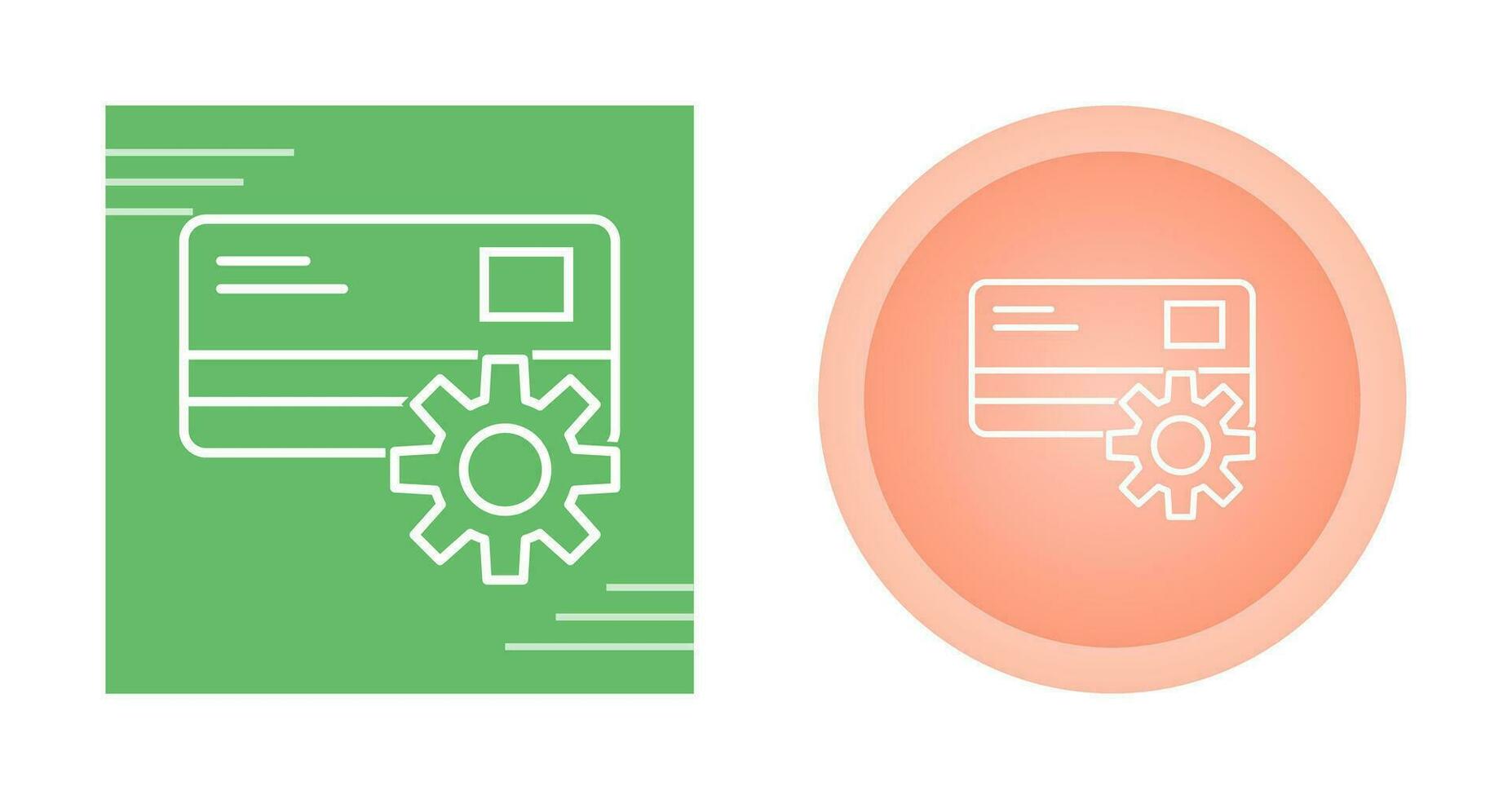 Payment Setting Vector Icon