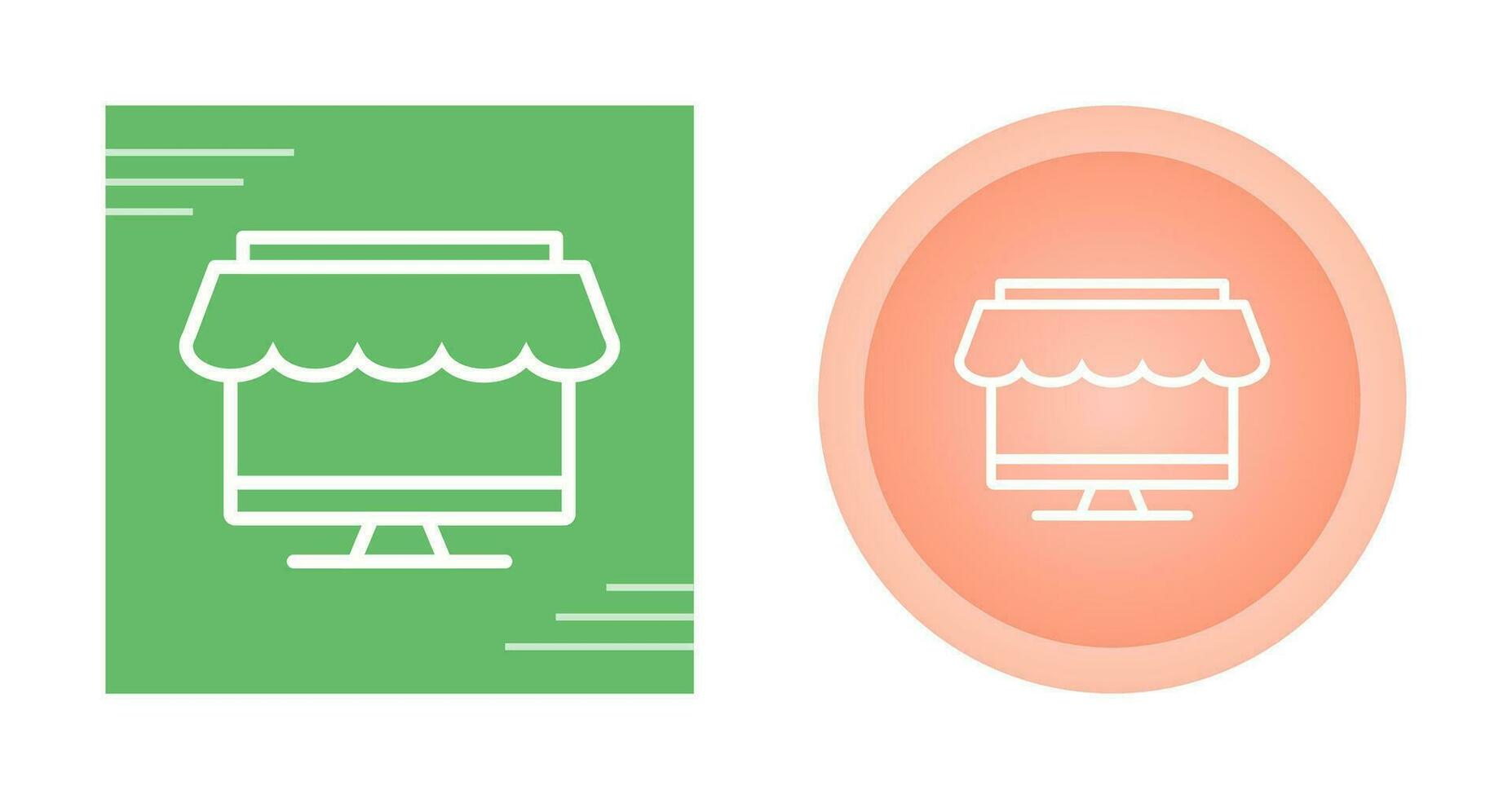 Online Shopping Website Vector Icon
