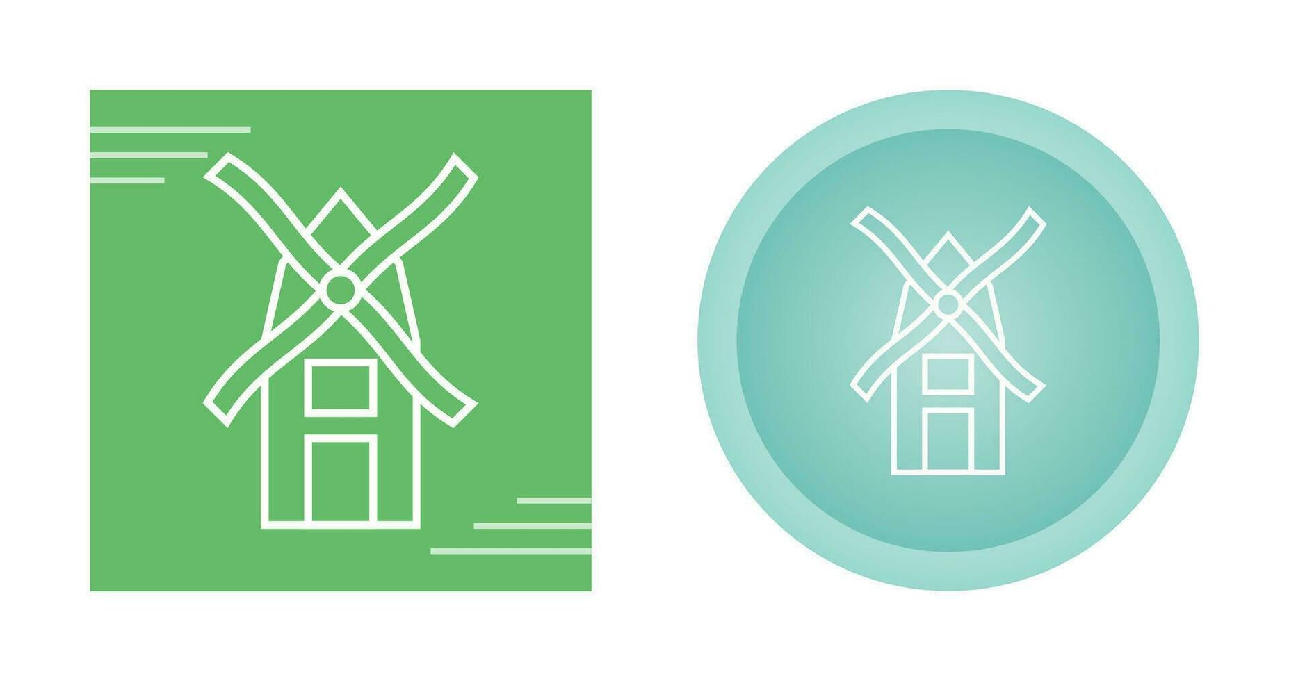 icono de vector de molino de viento