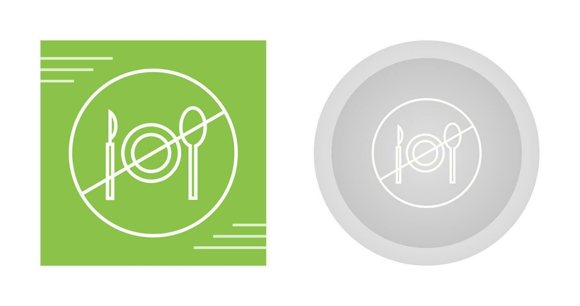 No Food Vector Icon
