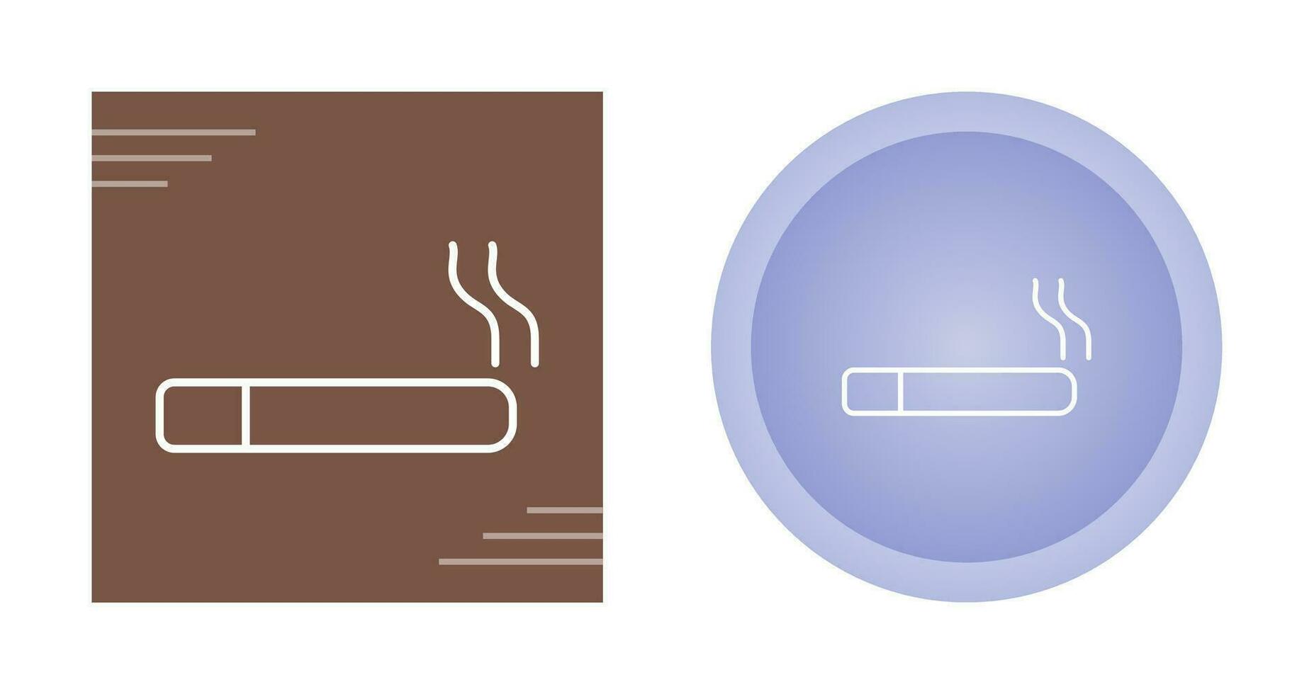 icono de vector de cigarrillo