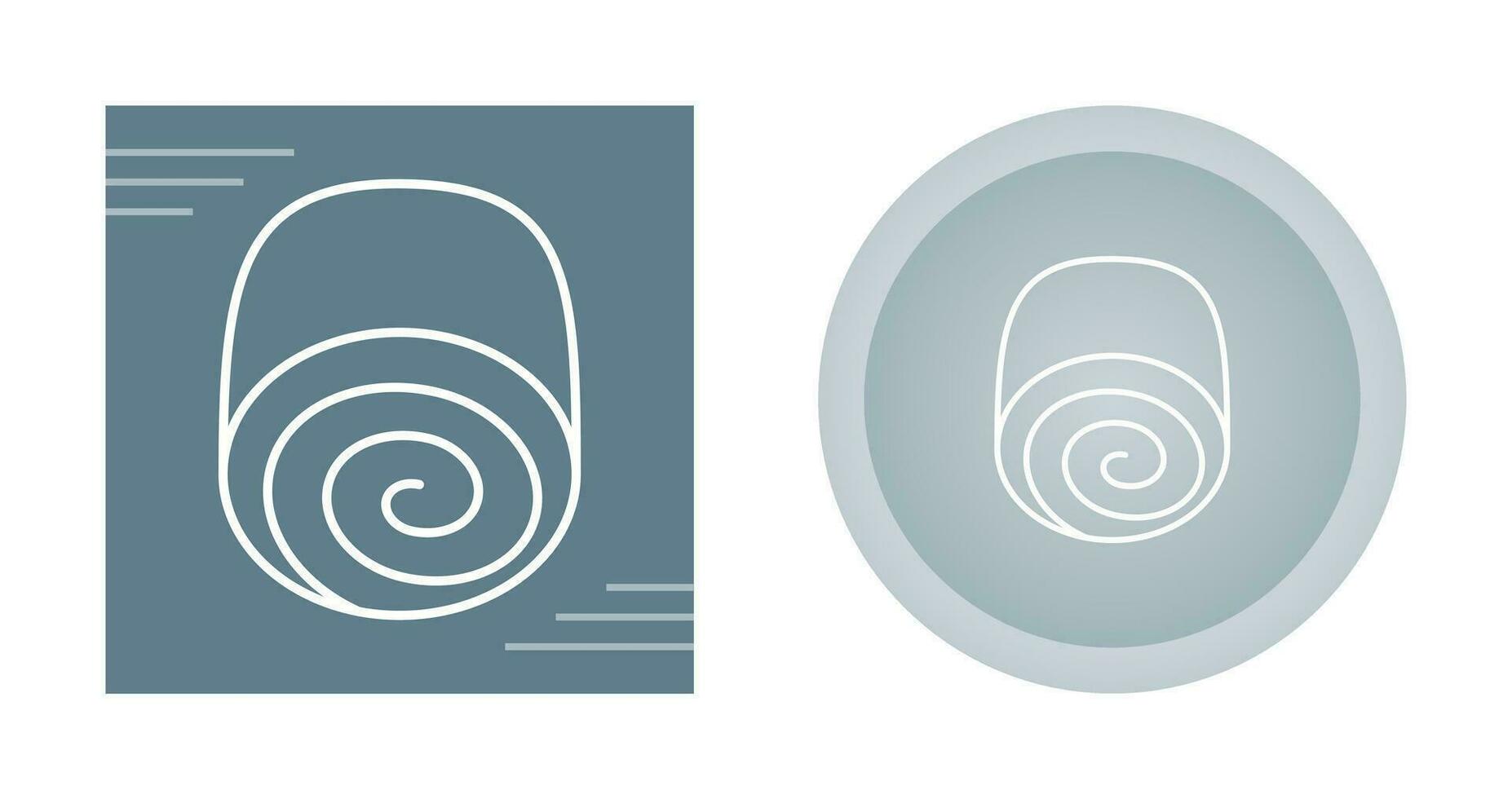 Swiss roll Vector Icon