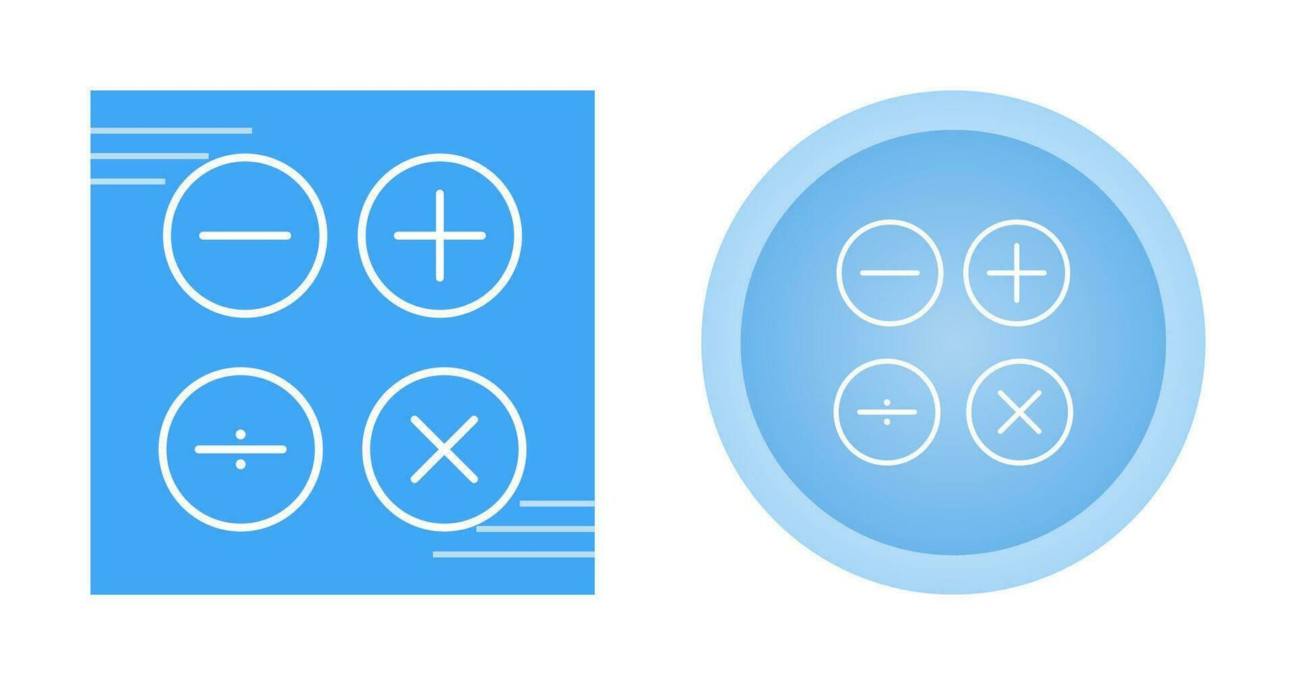 Math Symbols Vector Icon