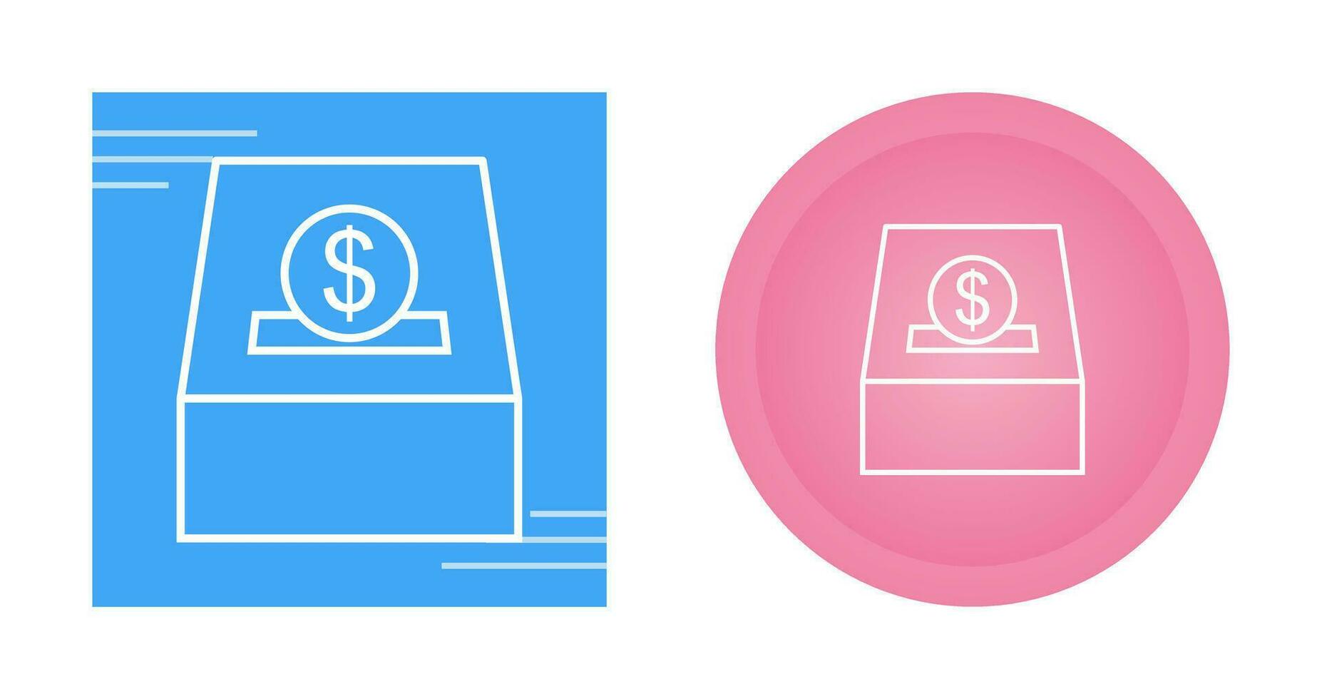 Charity Box Vector Icon