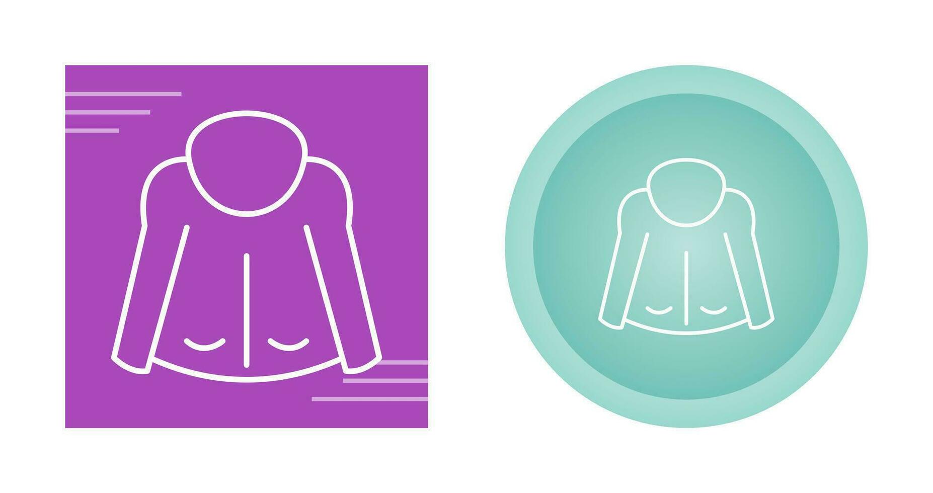 Warm jacket Vector Icon