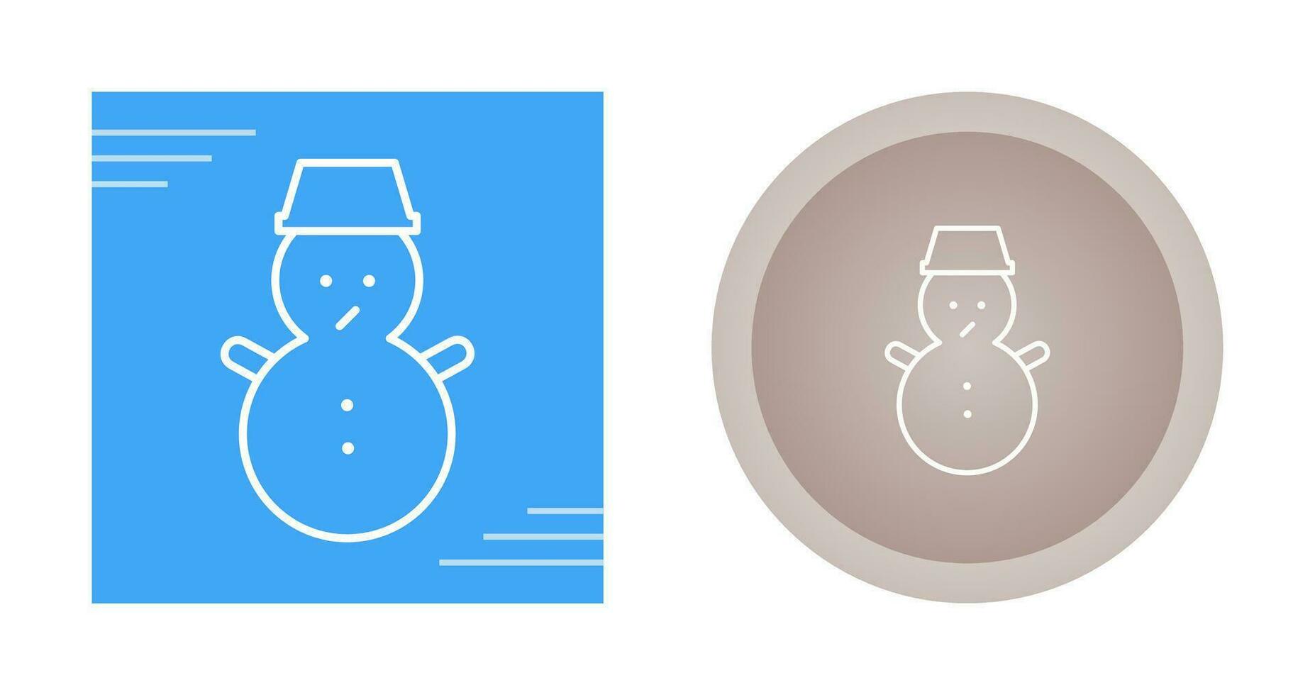 Snowman Vector Icon