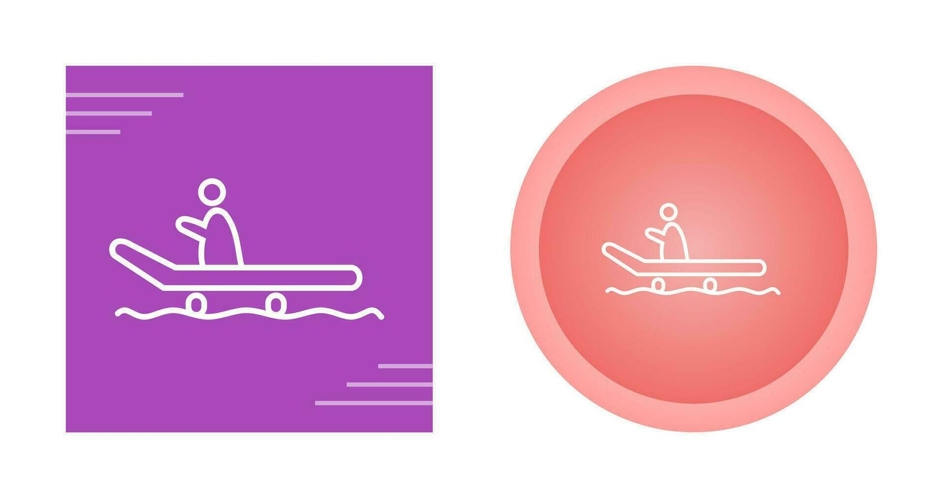 Riding Sled Vector Icon