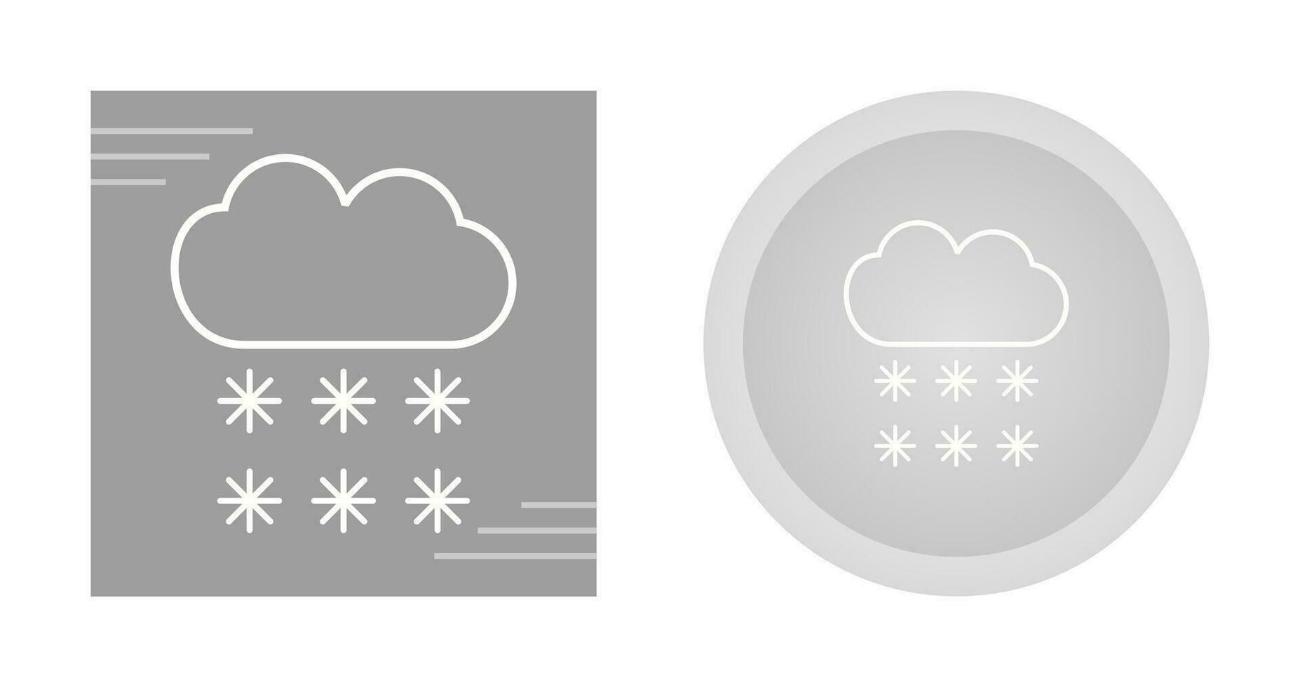 icono de vector de nieve