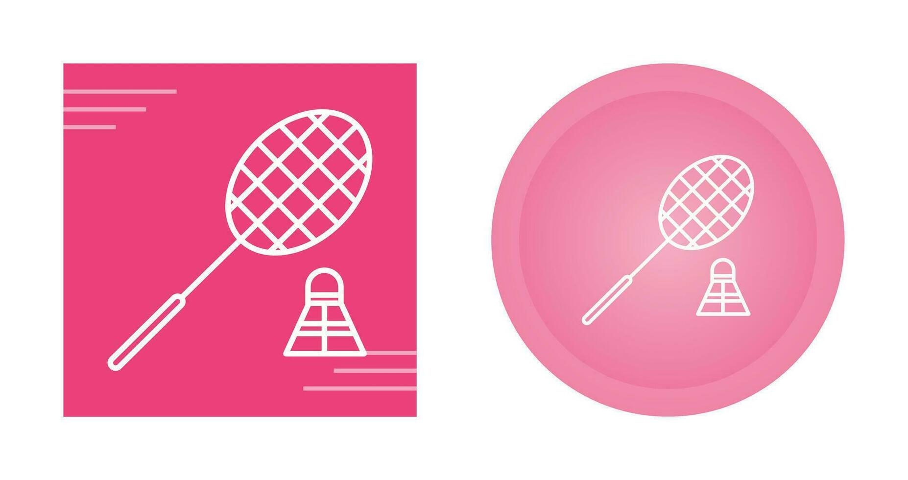 Badminton Vector Icon