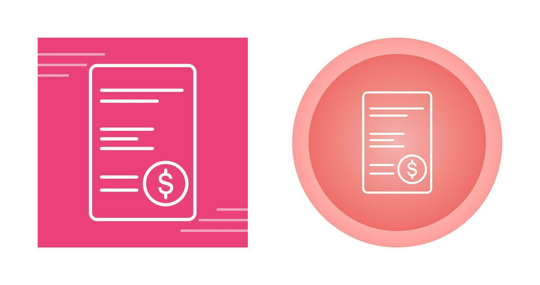 Invoices Vector Icon
