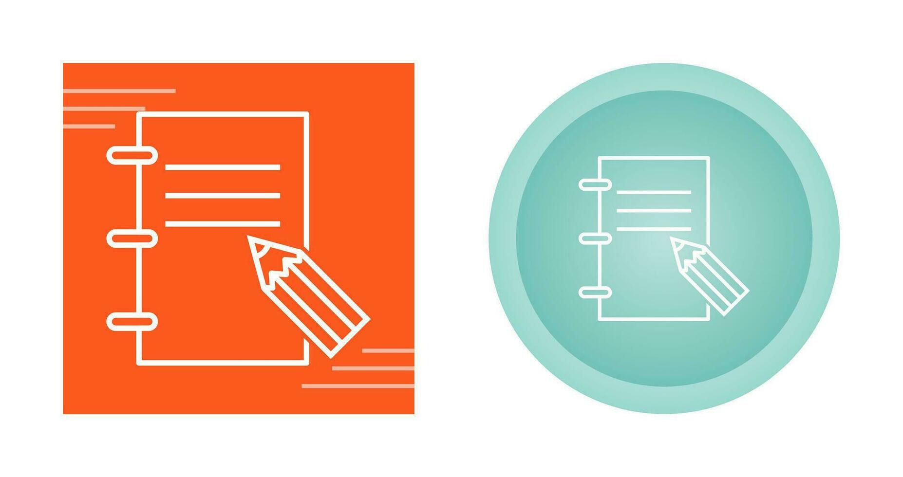 Notepad Vector Icon