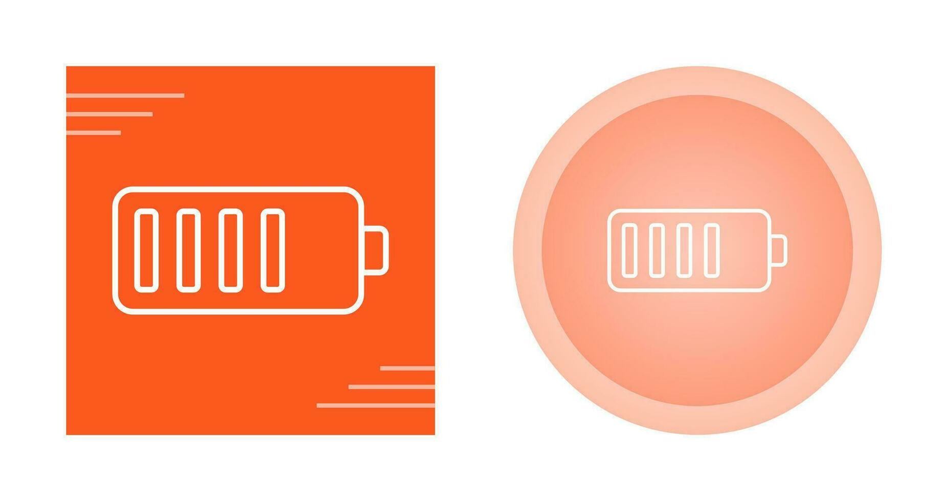 Full Battery Vector Icon