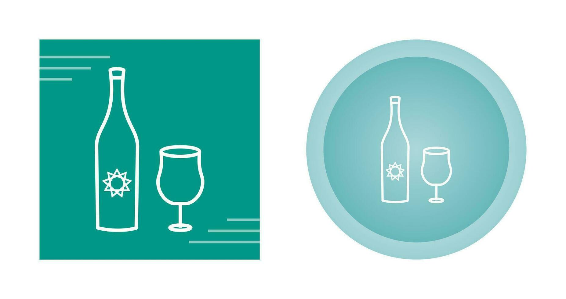 Goblet and Wine Vector Icon